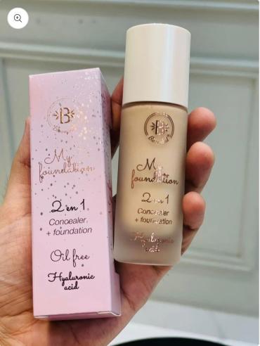 BloomShell Oil-Free 2 in 1 Foundation – Smooth, Breathable, Buildable Coverage