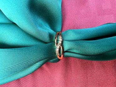 Double layer Gold plated Ring