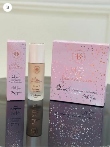 BloomShell Oil-Free 2 in 1 Foundation – Smooth, Breathable, Buildable Coverage