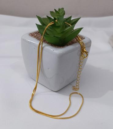 Gold plated simple chain