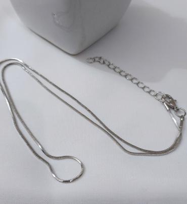 Imported simple silver chain